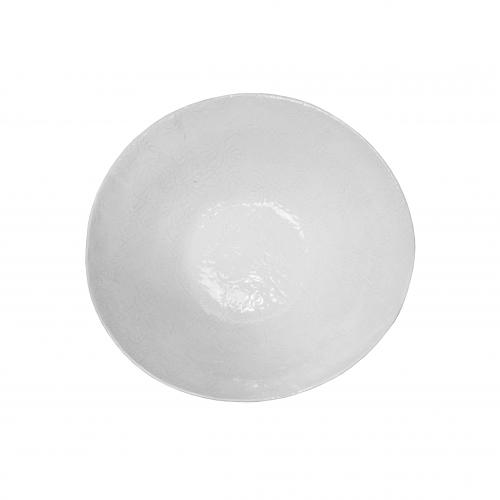 Fern Lace White Large Salad Bowl